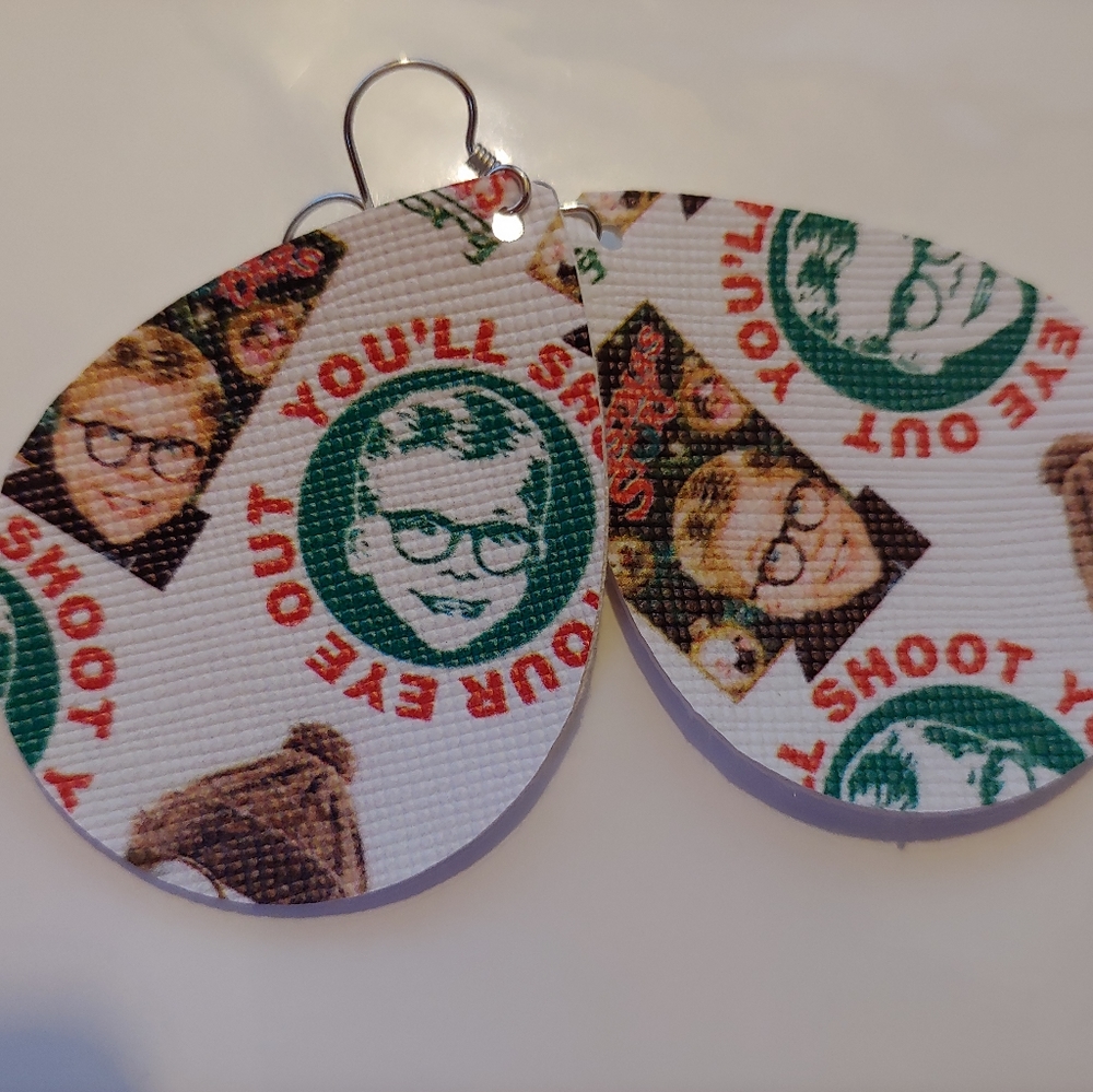 Christmas story earrings